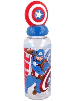 Funidelia Captain America 3D Fles 560ml