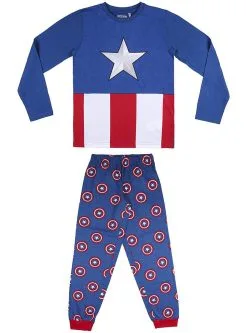 Funidelia Captain America-pyjama Voor Jongens