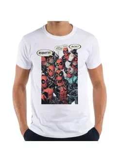 Funidelia Deadpool Group Cosplay T-Shirt Voor Mannen