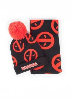Funidelia Deadpool Muts En Sjaal Set