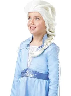 Funidelia Elsa Frozen Pruik Voor Meisjes - Frozen 2