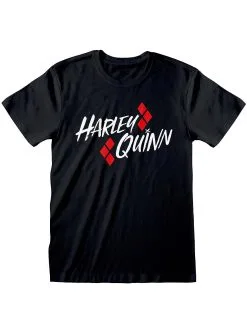 Funidelia Harley Quinn Logo T-Shirt Voor Volwassenen