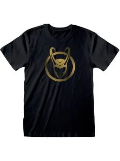 Funidelia Loki Logo T-Shirt Voor Volwassenen - Marvel