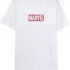 Funidelia Marvel Logo T-shirt Voor Mannen