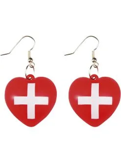 Funidelia Oorbellen Verpleegster Hartvorm Voor Vrouw