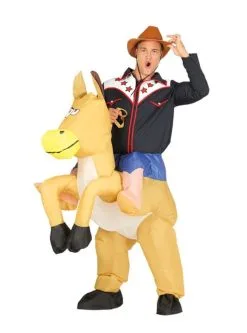 Funidelia Opblaasbaar Rodeo Cowboy Kostuum Voor Volwassenen
