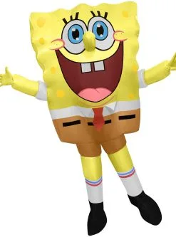 Funidelia Opblaasbaar SpongeBob-kostuum Voor Volwassenen