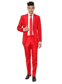 Funidelia Solid Red Suitmeister