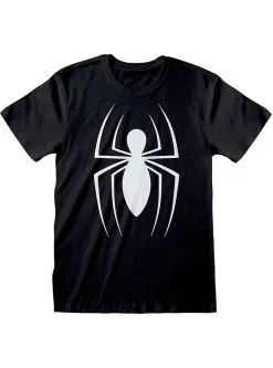 Funidelia Spiderman T-shirt Voor Heren In Zwart - Marvel