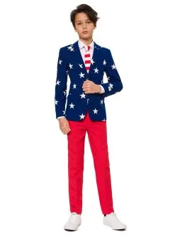 Funidelia Stars & Stripes Opposuit Voor Tieners