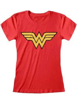 Funidelia Wonder Woman Logo T-shirt Voor Dames - DC Comics