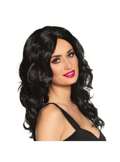 Funidelia Zwarte Pruik Filmster Voor Vrouw